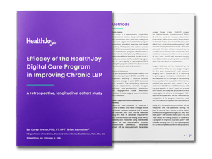 HealthJoy MSK White Paper Preview