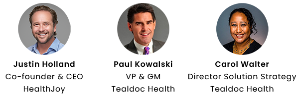 Introducing HealthJoy Virtual Primary Care with Teladoc Health Webinar Speakers