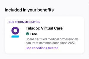 Member Journey Virtual Care Option