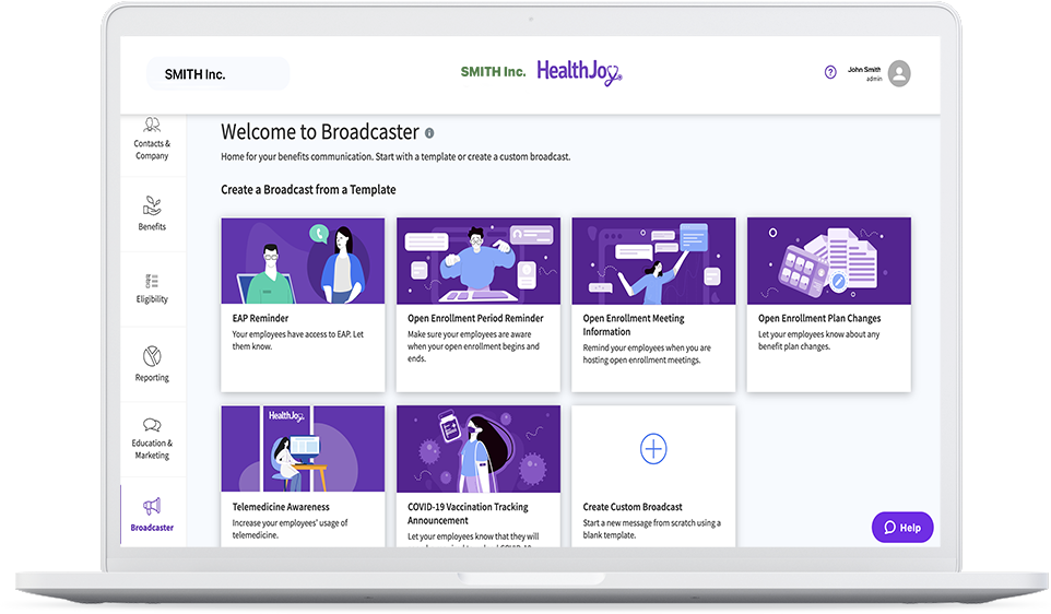 SMITH Inc. Broadcaster Dashboard